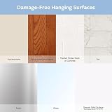 Command Hanging Hooks 10 Clear Hooks with 12 Strips Wire Hook Bundle view 6