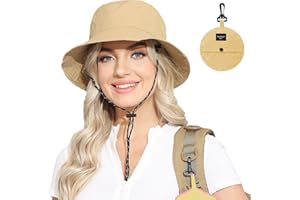 ANOTHER CHOICE Womens Bucket Hat, Packable Summer Sun Hat for Women
