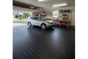 Garage Floor Tiles Interlocking, 16 x 16 x 0.75in 30 Pack Garage Flooring Tiles, Non-Slip Anti Oil Stain Garage Floor Mat, Co
