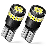 AUXITO 194 LED Bulbs for License Plate Light 168