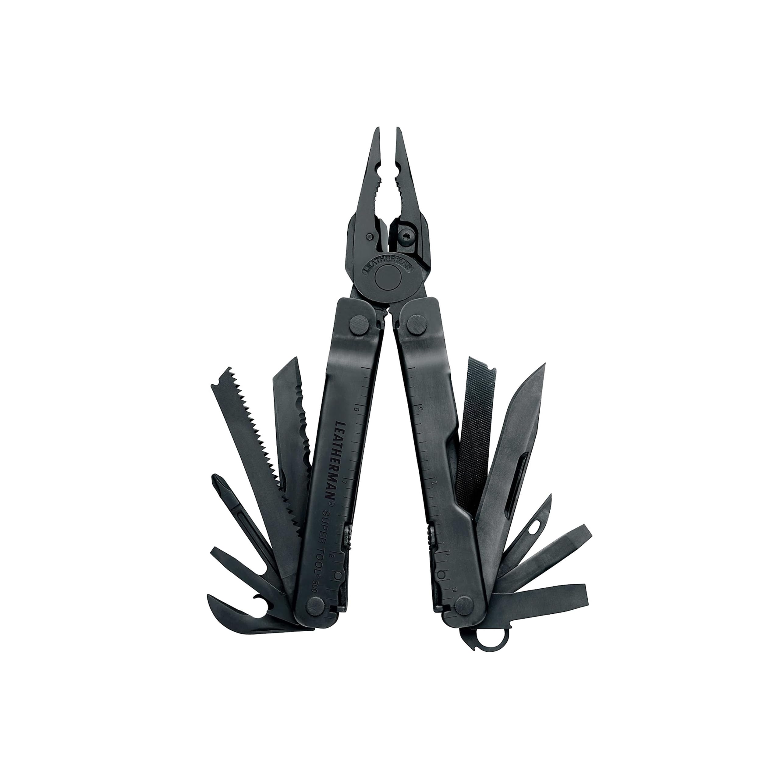 Leatherman Super Tool 300 - 19-in-1 Multi-Tool with All-Features, Black
