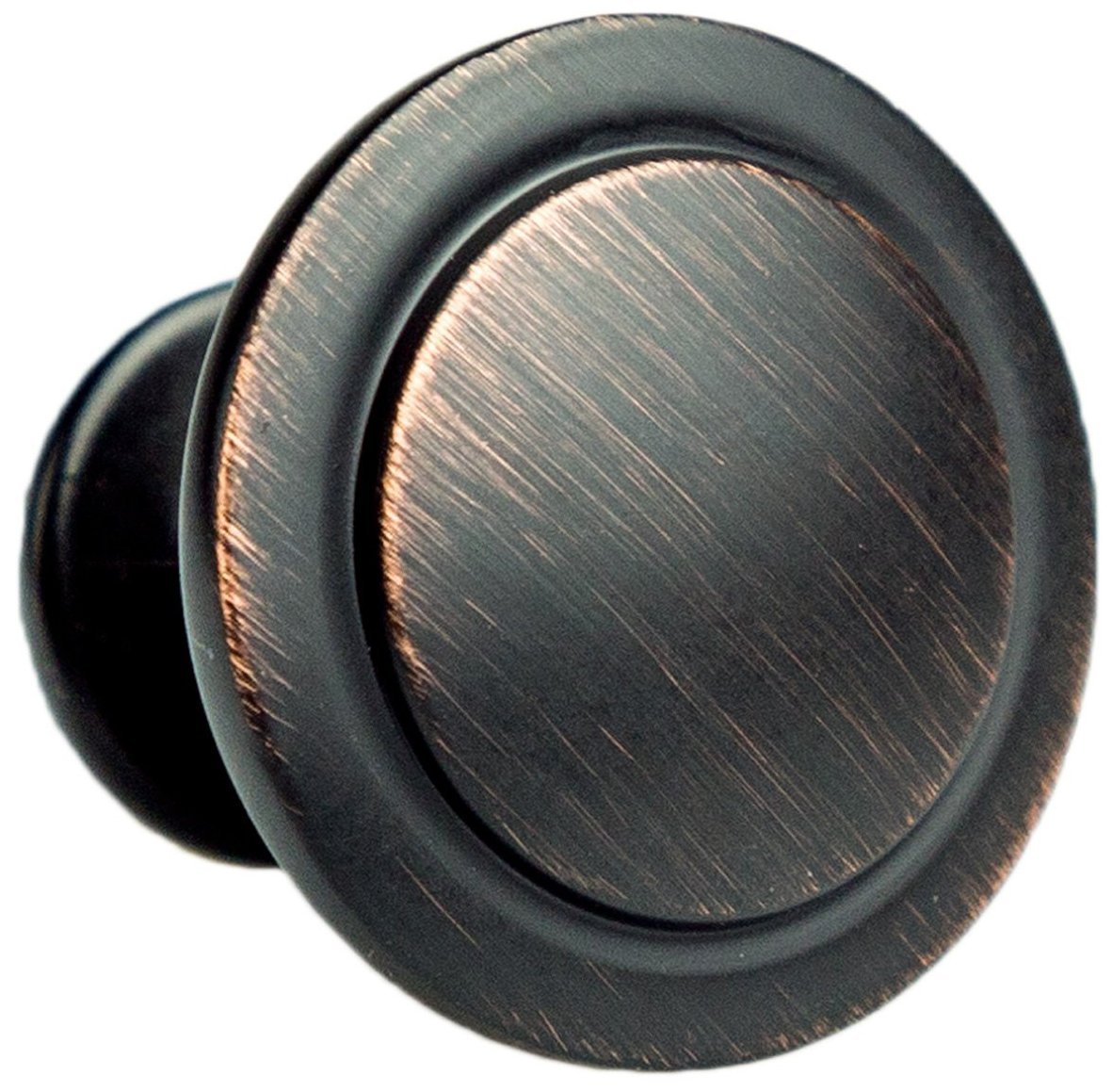 Oil Rubbed Bronze Kitchen Knobs 1 1/4 Inch Round Drawer