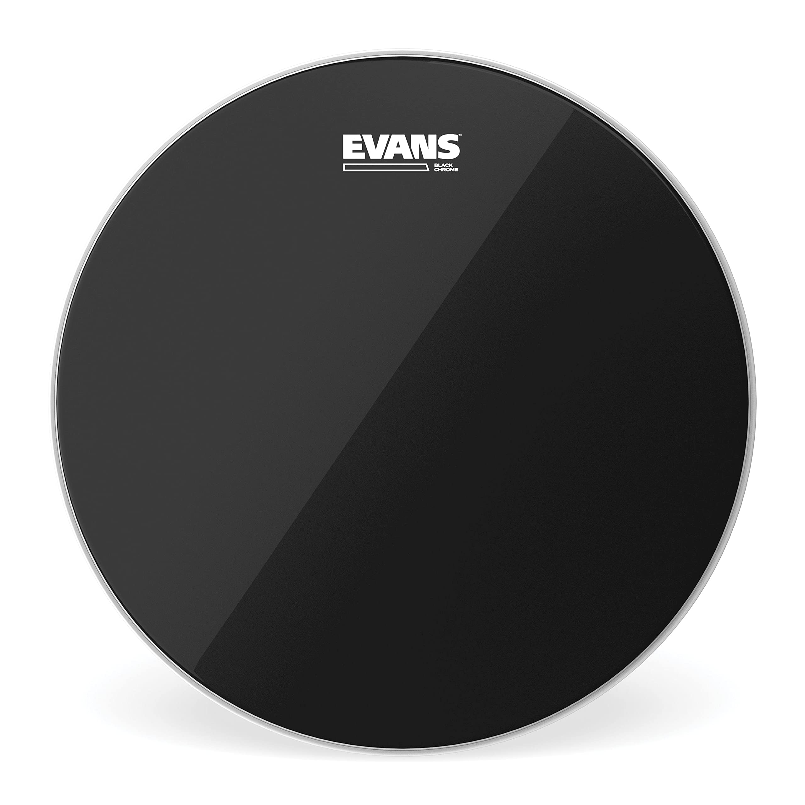 Evans Drum Heads - Black Chrome Tom Drumhead, 6 Inch