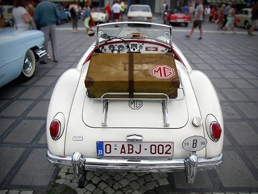 classic car luggage