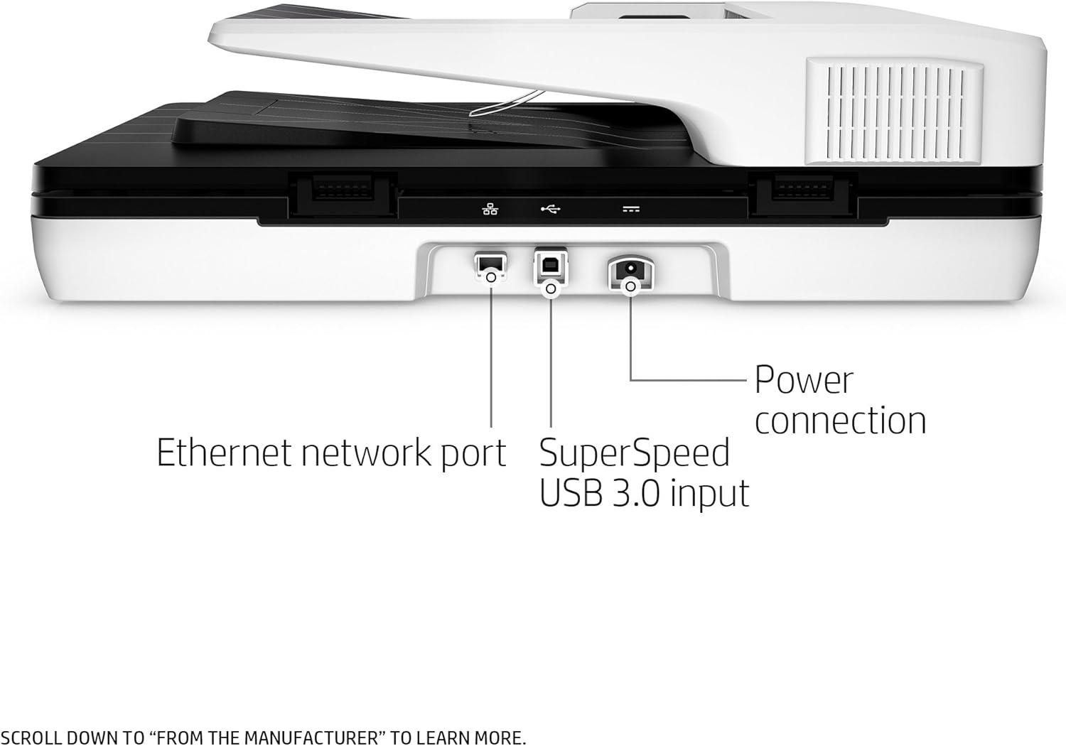 HP ScanJet Pro 4500 fn1 Network OCR Scanner: Office Products
