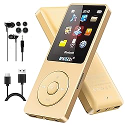 RUIZU 64GB MP3 Player with Bluetooth 5.3, Portable