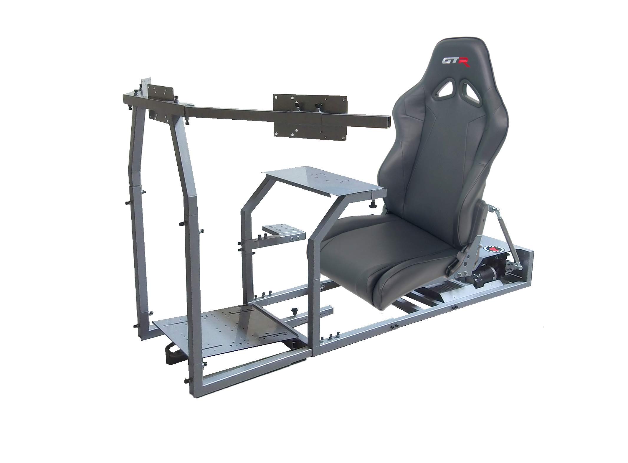 GTR Simulator - GTM Motion Cockpit w/Real Racing Seat for Racing Simulator Flight Simulator & Drivin