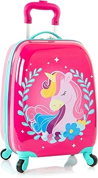 pink kids luggage