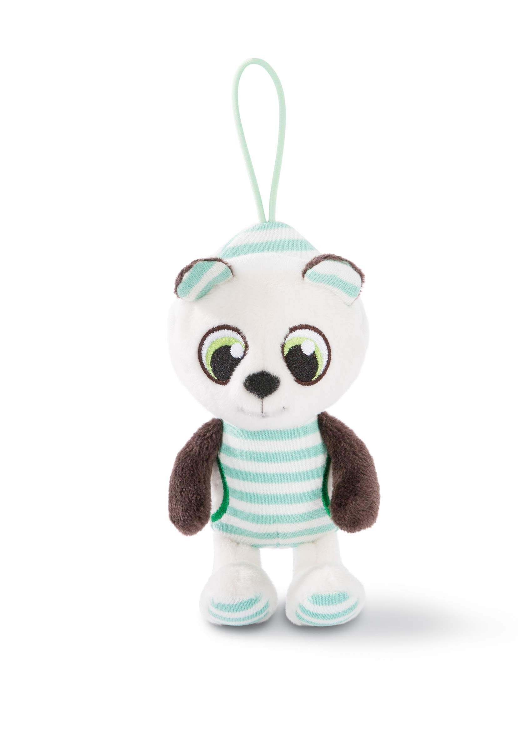 NICI Pendant Schlafmütze bear Pandalino, panda soft toy with elastic loop 14cm