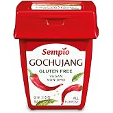 Sempio Gochujang Gluten-Free Red Chili Pepper Paste, 8.8oz / 250g | Sweet Spicy Savory Traditional Korean Fermented Soybean Condiment for Cooking, Marinades, Dips, Sauces, Vegan, Non-GMO