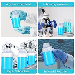 mekueeex 12 Pcs 250ml Plastic Sample Bottles