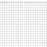 MECCANIXITY 2 Pack Silver Stars Backdrop, Silver Curtains 3.3x6.6ft Glitter Star Twinkle Decor Foil Fringe Garland Banner Decorations for New Year Birthday Party Wedding Celebration