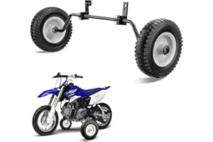 WORCEST Dirt Bike Training Wheels, Universal Compatible with Razor MX125 MX350 MX400 MX500, PW50,Honda XR50 CRF50 Z50 Z50R, TTR50,50cc 49cc Kids' Dirt Bike Training Wheels, Easy to Install Black