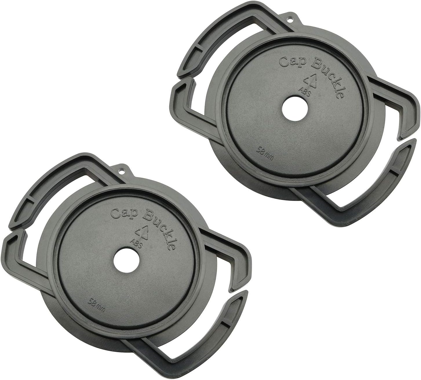 PSCCO 2pcs Camera Lens Cap Holder Keeper 52mm 67mm 58mm