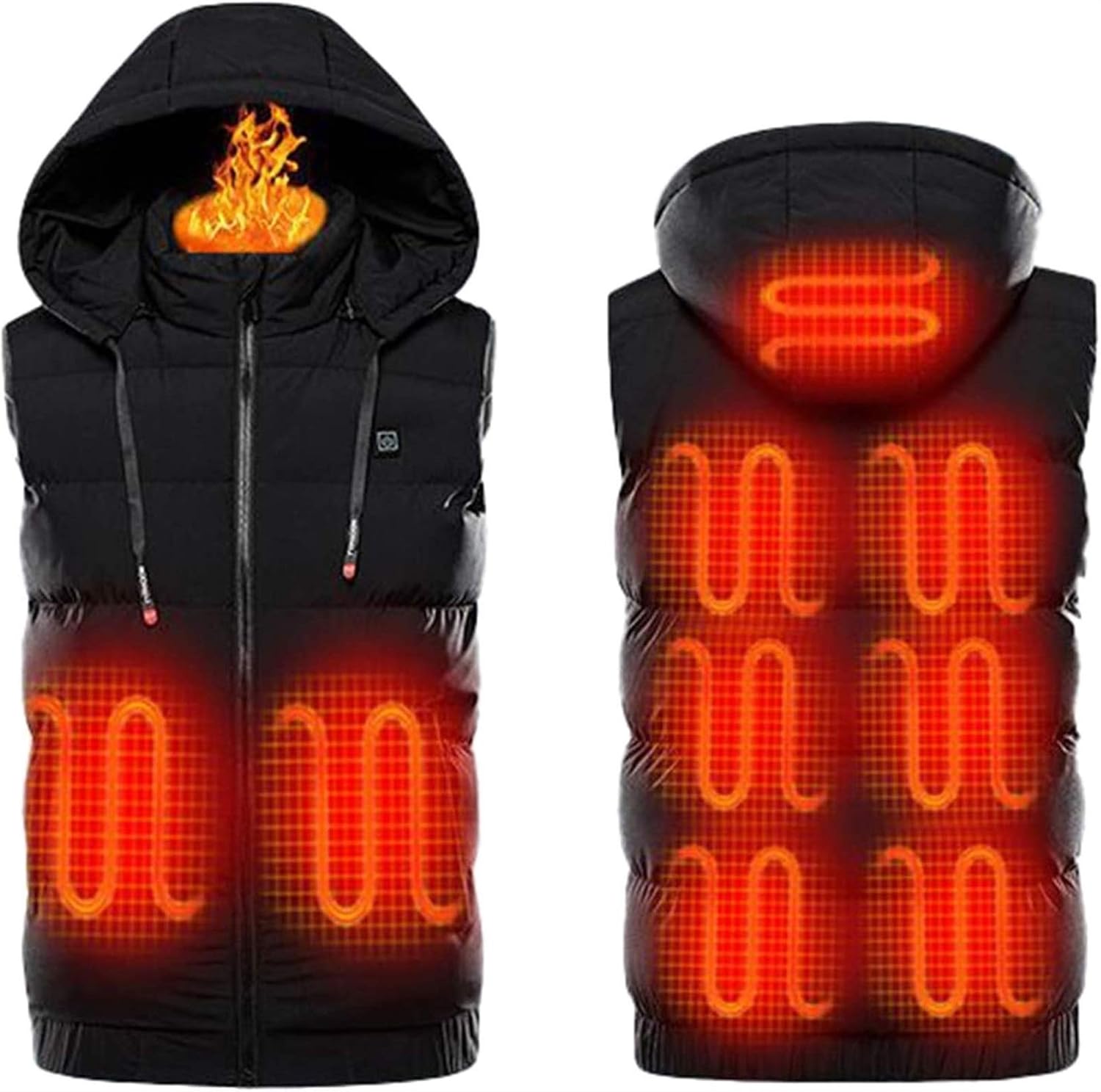 usb charging heated vest