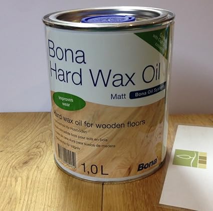 Bona Hard Wax Oil 1l Matt Wood Floor Oil Amazon Co Uk Diy Tools