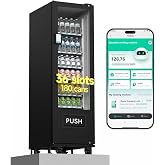 Commercial Vending Machine, Vending Machine Snacks and Drinks Combo with Credit Card &amp; NFC Cashless Payment, Snack Drink Vending Machine for Offices Malls Schools, Wide Variety Easy Operation