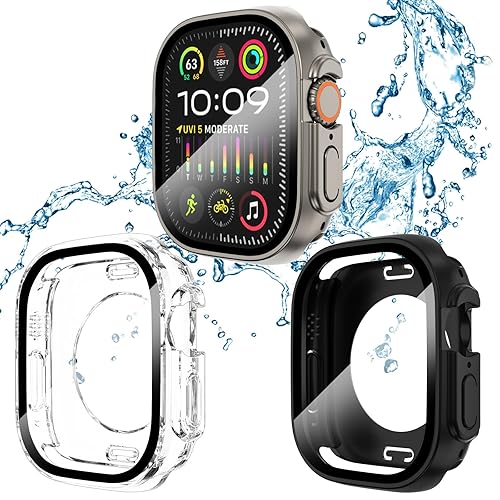 Fullife 3-Pack Waterproof Apple Watch Ultra Case 49mm with