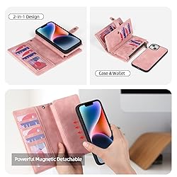 TwoHead Designed for iPhone 14 Wallet Case with