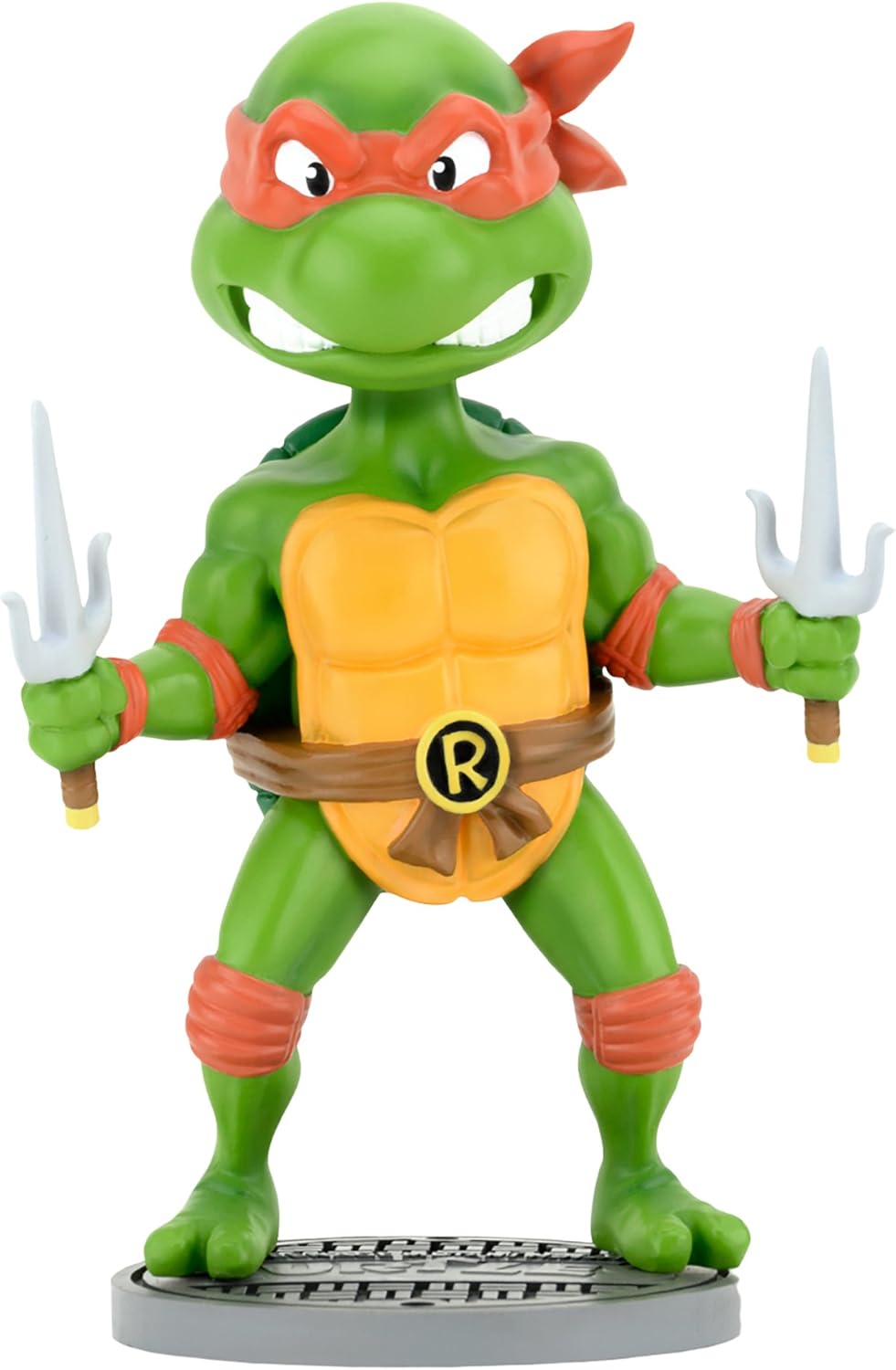 NECA Teenage Mutant Ninja Turtles (Classic) Head Knocker Raphael Toy Figure