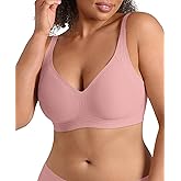 FeelinGirl Jelly Bras for Women Wireless Push Up Bralettes Seamless Full Coverage Supportive No Underwire Tshirt Bra
