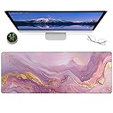 ainori Marble Gaming Mouse Pad – 12x31.5in