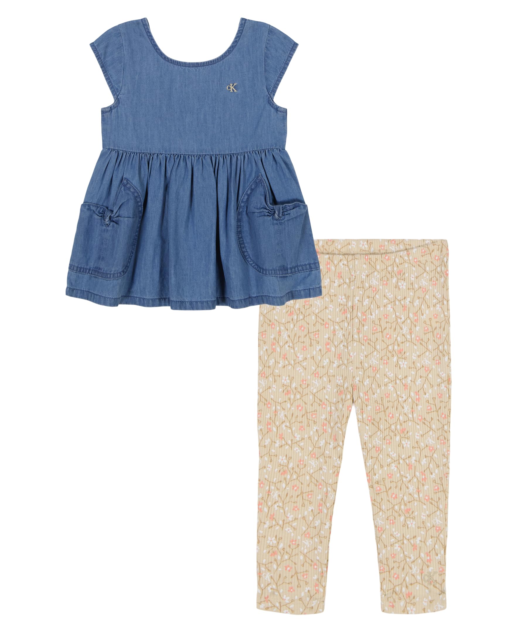 Calvin Klein 2pc Capri Set