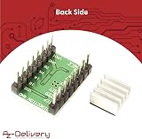 AZDelivery A4988 DMOS Stepper Motor Driver with Headers Heat Sink for Arduino view 3