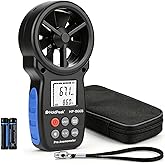 HoldPeak 866B Digital Anemometer, Handheld Wind Speed CFM Meter | HVAC Air Flow Velocity Gauge Tester with Backlight, Wind Temp Measuring Device, Outdoor Wind Gauge for Drone Sailing Shooting