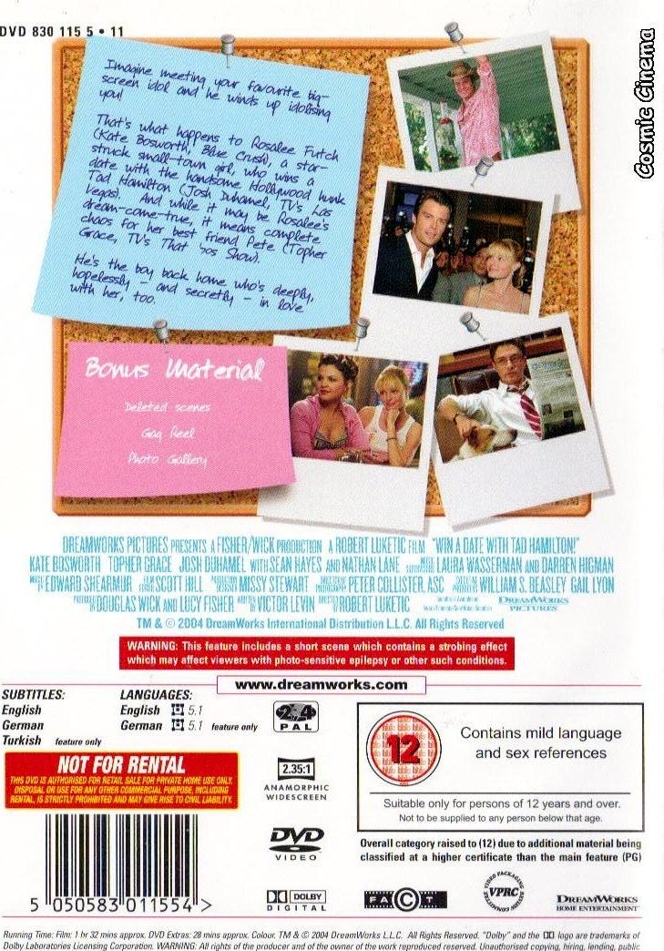 Win A Date With Tad Hamilton [DVD]