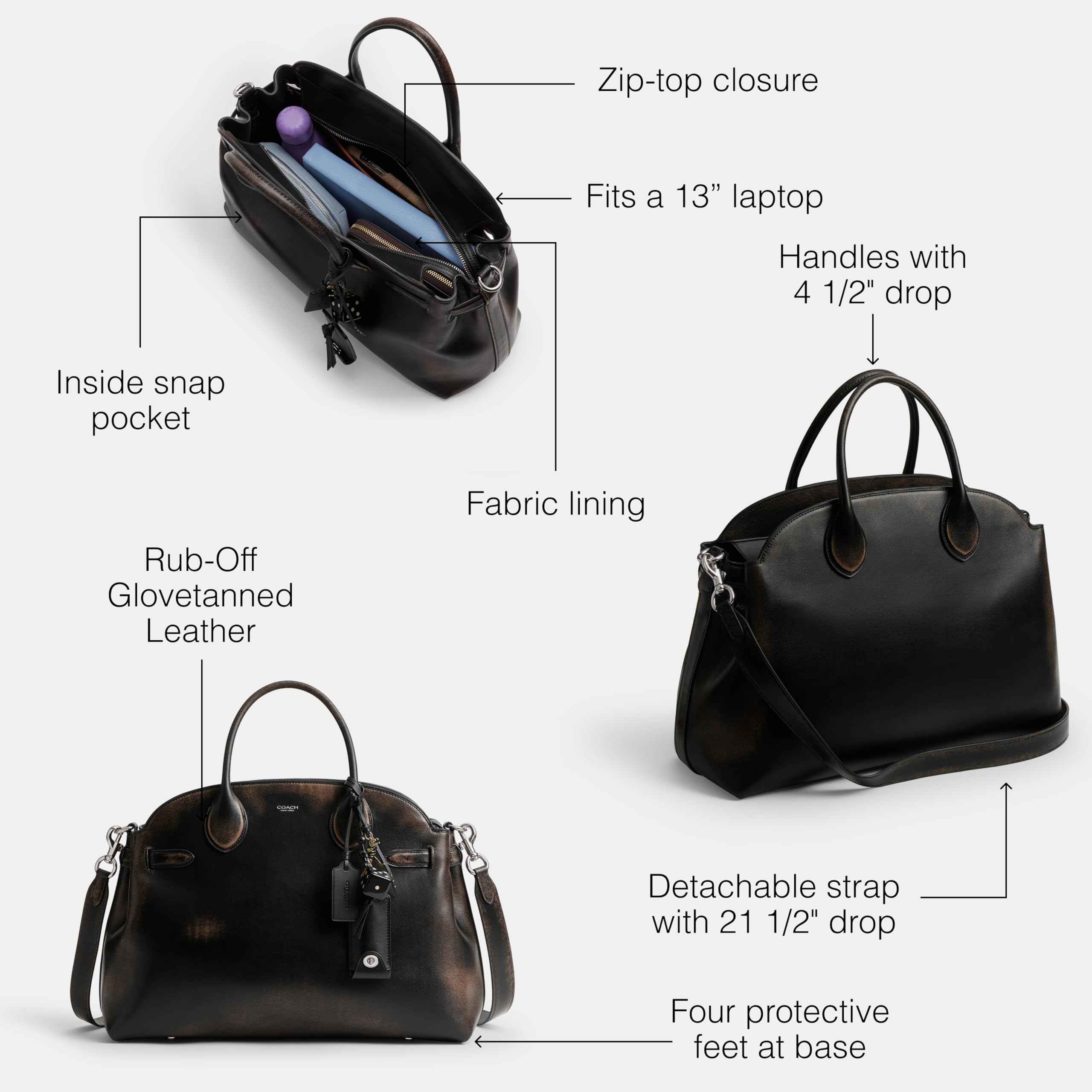 Coach Soft Empire Carryall 40