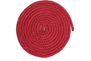 West Coast Paracord Twisted 3 Strand Natural Cotton Rope Artisan Cord – 1/4, 1/2, 5/8, 3/4 and 1 Inch Diameters – 10, 25, 50, 100 Feet