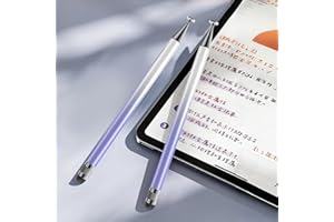 Stylus Pen (2 Pack), Dual Tip Touch Screen Pen with 2 Replaceable Tips, High Sensitivity Stylus for iPad, iPhone, Android Tab