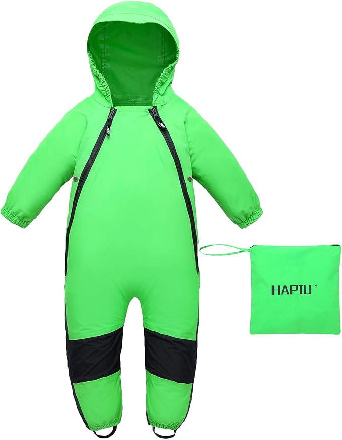Amazon.com: HAPIU Kids Toddler Rain Suit Muddy Buddy Waterproof Coverall, Original: Clothing
