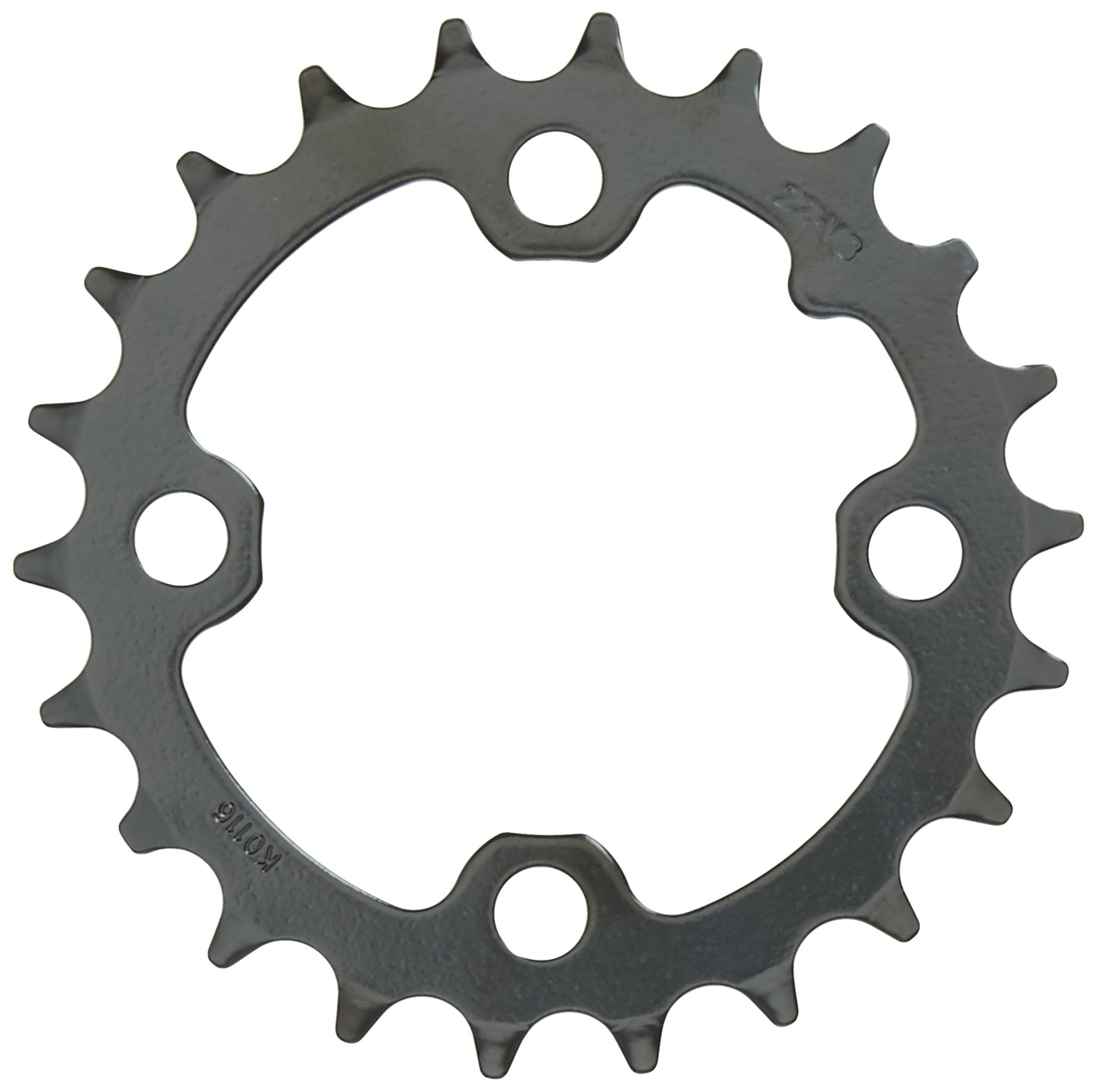 Truvativ 11.6215.064.000 22T Bolt Aluminium Chainring, Black, 64 mm