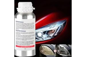 GHGUOLE 800g Auto Headlight Restoration Liquid, Car Headlight Scratch Restoring Fluid Headlight Repair Polish Cleaner, Headlight Restoration Kit Refill Bottle for Polishing, Restoring Dull Yellow Headlamp