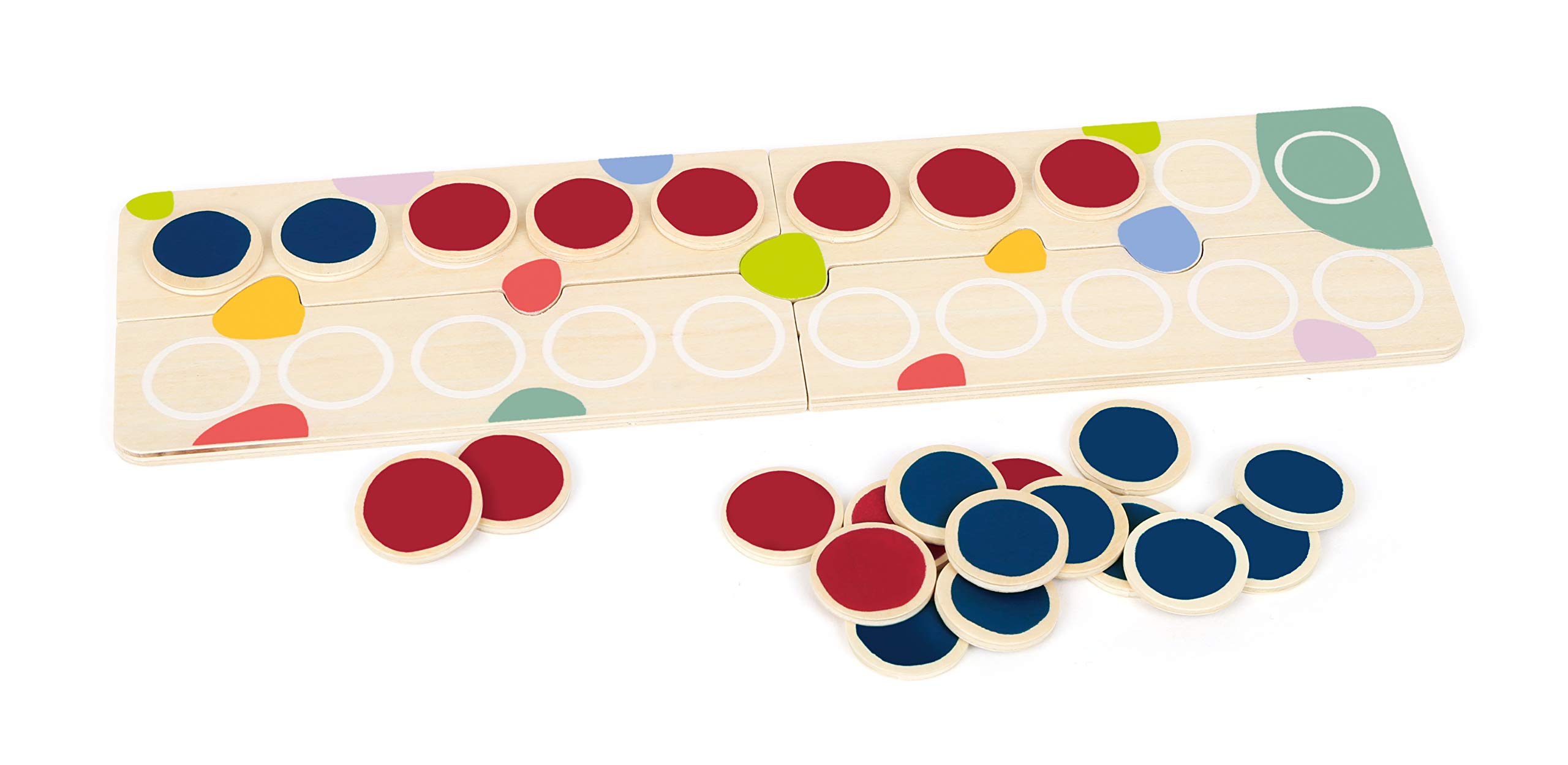 Small Foot 11369 "Educate Wooden Maths Tiles, FSC 100%-certified, learn maths easily, for (pre-) school-aged children