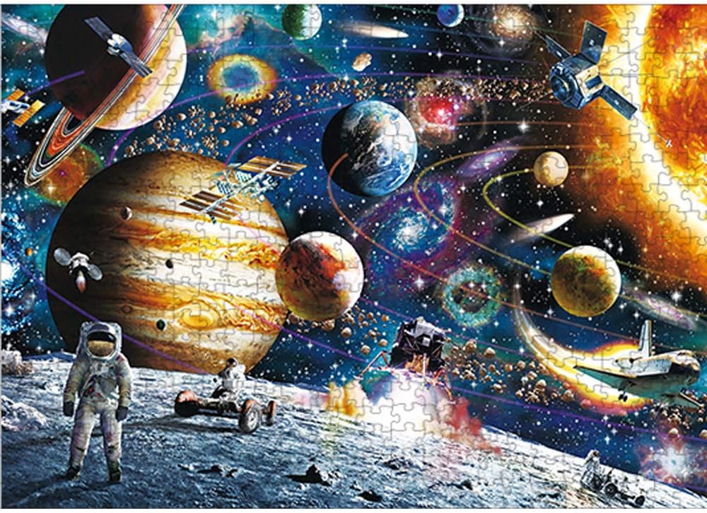 Puzzle 1000 Piece Jigsaw Puzzle for Kids Adult – Mini Cosmic Walk Jigsaw Puzzle (12inx17in)