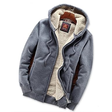 Amazon Baby Mine パーカー メンズ ジップパーカー 裏ボア アウター