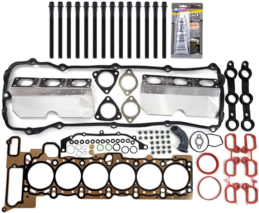 ROADFAR Head Gasket Bolts Set Kit for BMW 325Ci 325i 325xi