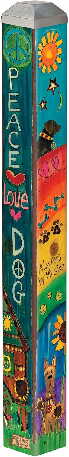 Decorative Garden Stakes - Studio M - Peace Love Dog 16