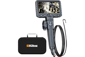 3.9mm Articulating Borescope, DXZtoz Professional Super Thin Endoscope Inspection Camera with Turnable Snake Camera, Flexible Gooseneck Fiber Optic Scope with Light, Cool Gadgets for Men- 3.3FT