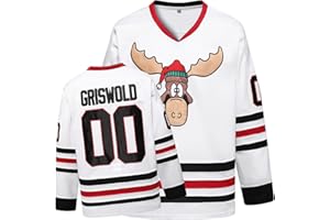 PRIMITAS Griswold #00 Movie Christmas Hockey Jerseys Stitched Letters and Numbers S-XXXL
