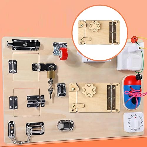 Kids Busy Board DIY Accessories Early Educational Toys Fine Motor