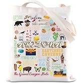 TGBJE State Of Arizona Tote Bag Arizona Souvenir Gifts The Grand Canyon State Vacation Gift Arizona Girls Trip Shoulder Bag