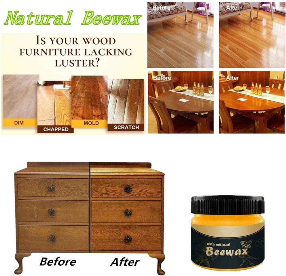 Natural Wood Seasoning Beewax All Purpose Wood Floor Furniture