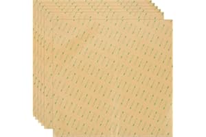 LOYORTY 6PCS 3M 300LSE Double Sided Adhesive Transfer Tape, 12" x 12" Heat Resistant Double- Sided Tape, Double Sided Adhesive Sheets for PEI Sheet, Nameplate,Indoor and Outdoor use