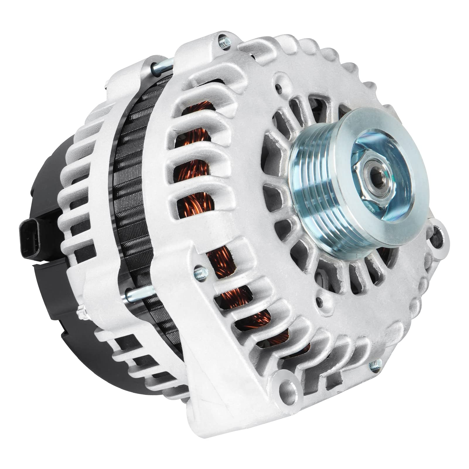 Photo 1 of New Alternator Fit for Chevy Silverado 1500 05-06, for 1500 HD 05, for 1500 Classic 07, Avalanche 1500, Fit for GMC Sierra 1500 2005-2007, for Sierra 1500 Classic 2007, for Cadillac Escalade 2006