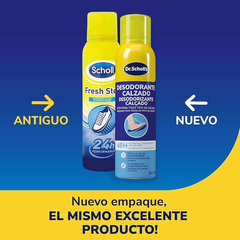 Desodorante Calzado 150ml - Desodorizante Calzado en Spray con Neutralizador de Olores 48h, Elimina el Olor del Calzado, Elimina el Olor de Calzado, Frescor Duradero, Apto para Todo