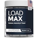 LOAD MAX Semen Volume Booster for Men, Volume &amp; Taste Support, 120 Capsules | Maca, Tongkat Ali &amp; Horny Goat Weed, Overload Formula, Intensity Support, 30-Day Supply, Load Volume Boost &amp; Stamina